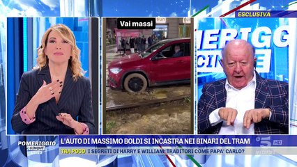 Boldi spiega come è finito sulle rotaie del tram