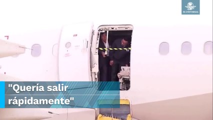 ¡Le urgía llegar! Por esta razón un pasajero abrió la puerta del avión en pleno vuelo