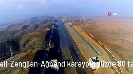 Zengezur Koridoru'nda Horadiz-Cebrail-Zengilan-Ağbend karayolu yüzde 80 tamamlandı