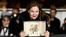 Justine Triet recibe la Palma de Oro de Cannes