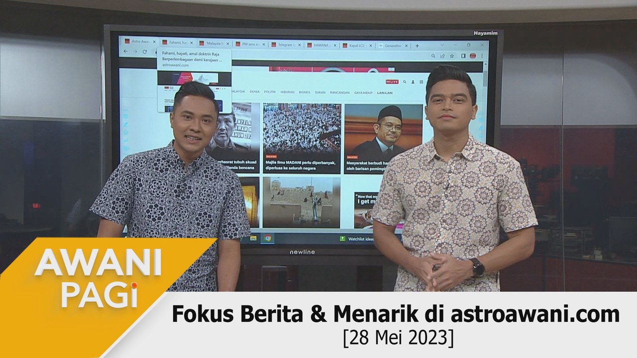 AWANI Pagi: Berita tumpuan & menarik di astroawani.com [28 Mei 2023]