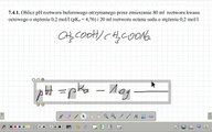ZADANIE 7.4.1. Oblicz pH roztworu buforowego otrzymanego przez zmieszanie..UMED. #chemia #chemistry
