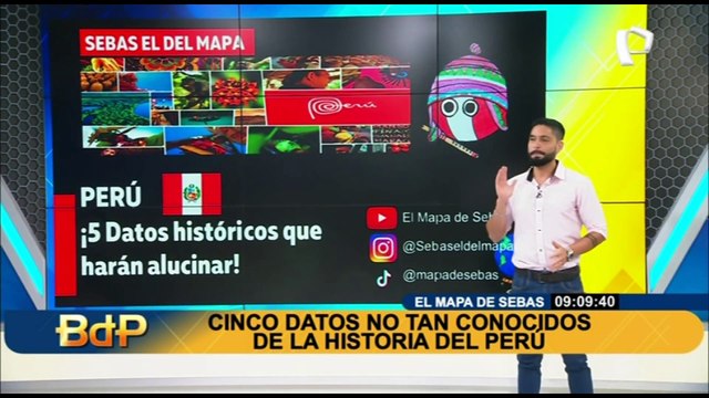 El mapa de Sebas: estos son los cinco datos no tan conocidos de la historia del Perú
