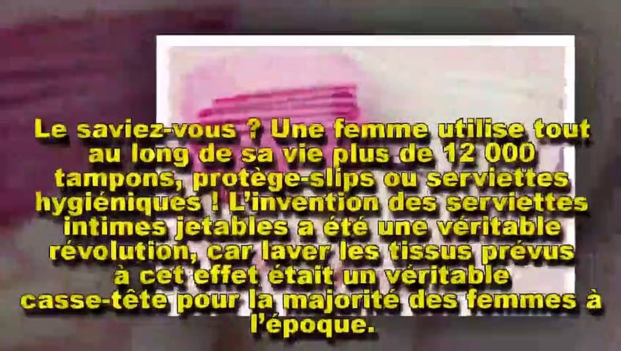 Tampons et serviettes hygiéniques _ une protection fiable _