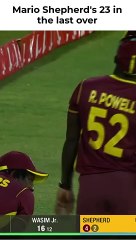 mario shepherd's 23 in the last over