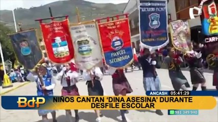 ¡Canto polémico! Escolares estarían entonando melodías para criticar al Gobierno de turno