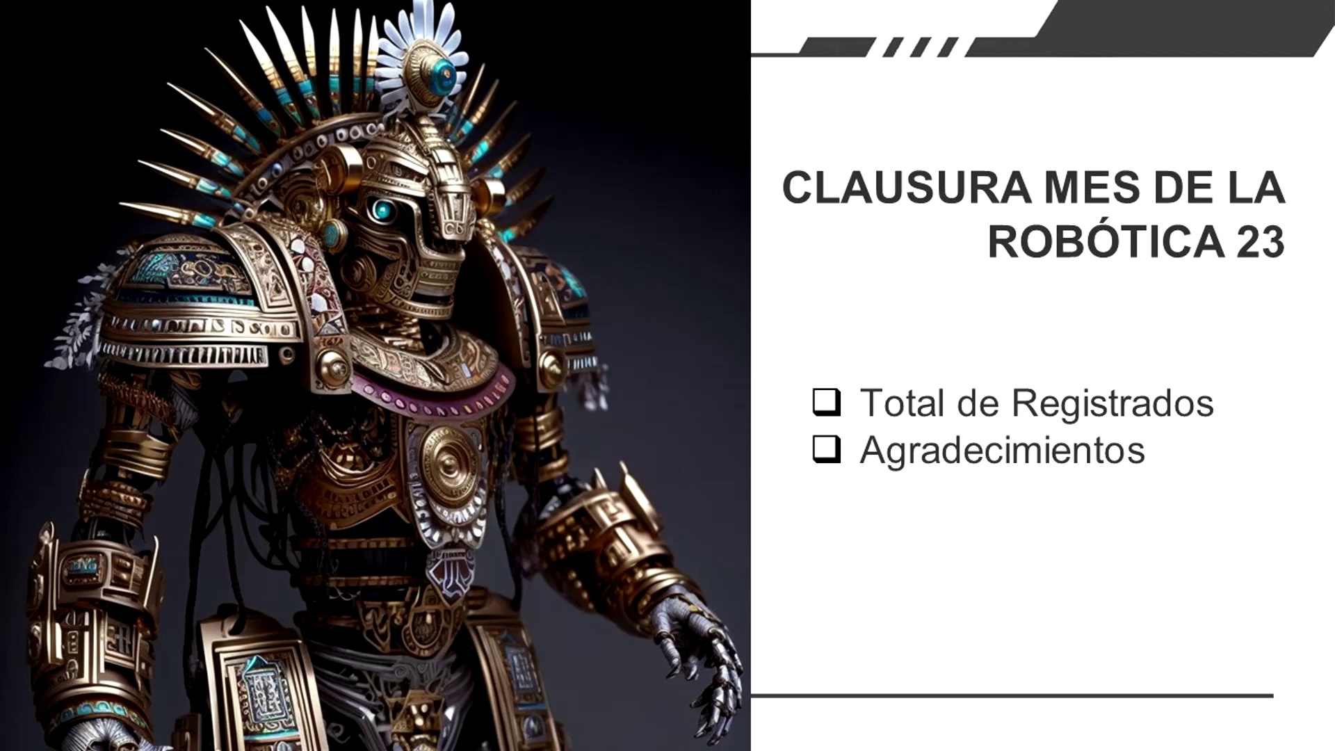 Mes de la Robótica 23