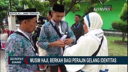 Musim Haji Bawa Berkah, Perajin Gelang Identitas di Boyolali Banjir Orderan!