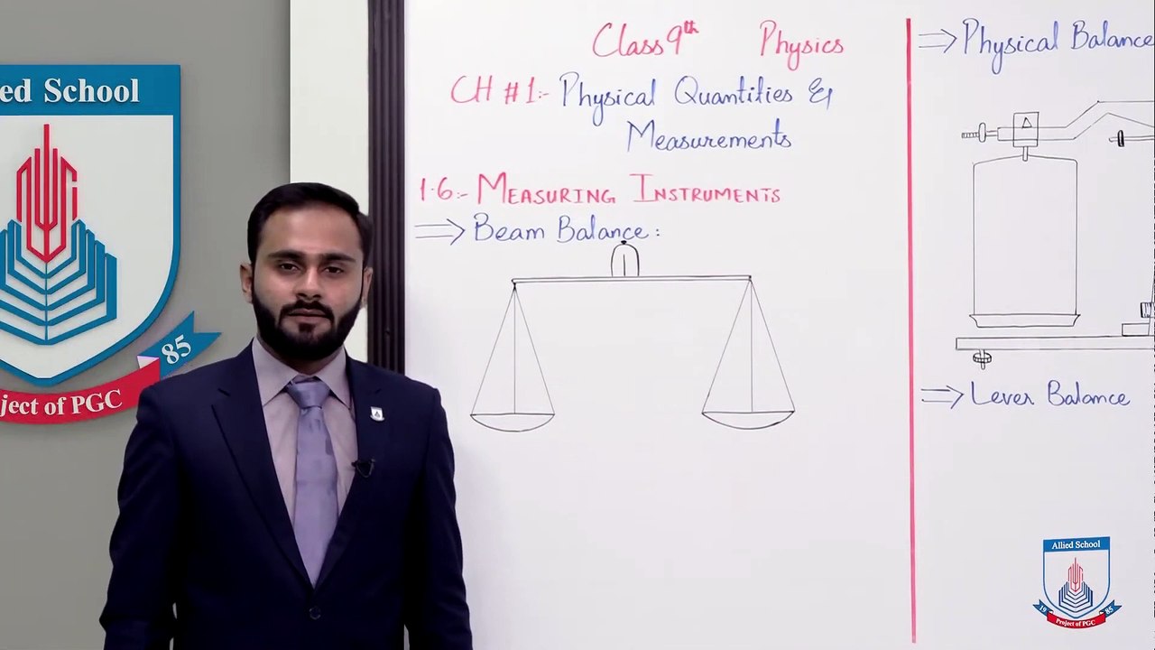 Class 9 - Physics - Chapter 1 - Lecture 9 - 1.6 Measuring Instruments(Mass M_Full-HD