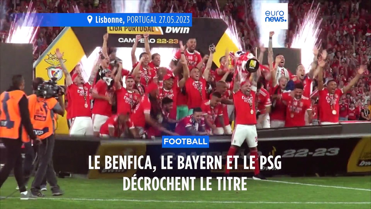 Foot européen : sacres du Benfica Lisbonne, du PSG et du Bayern Munich