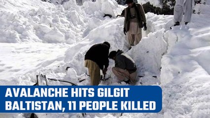 Gilgit-Baltistan region hit by an avalanche, 11 nomadic people lose their lives | Oneindia News