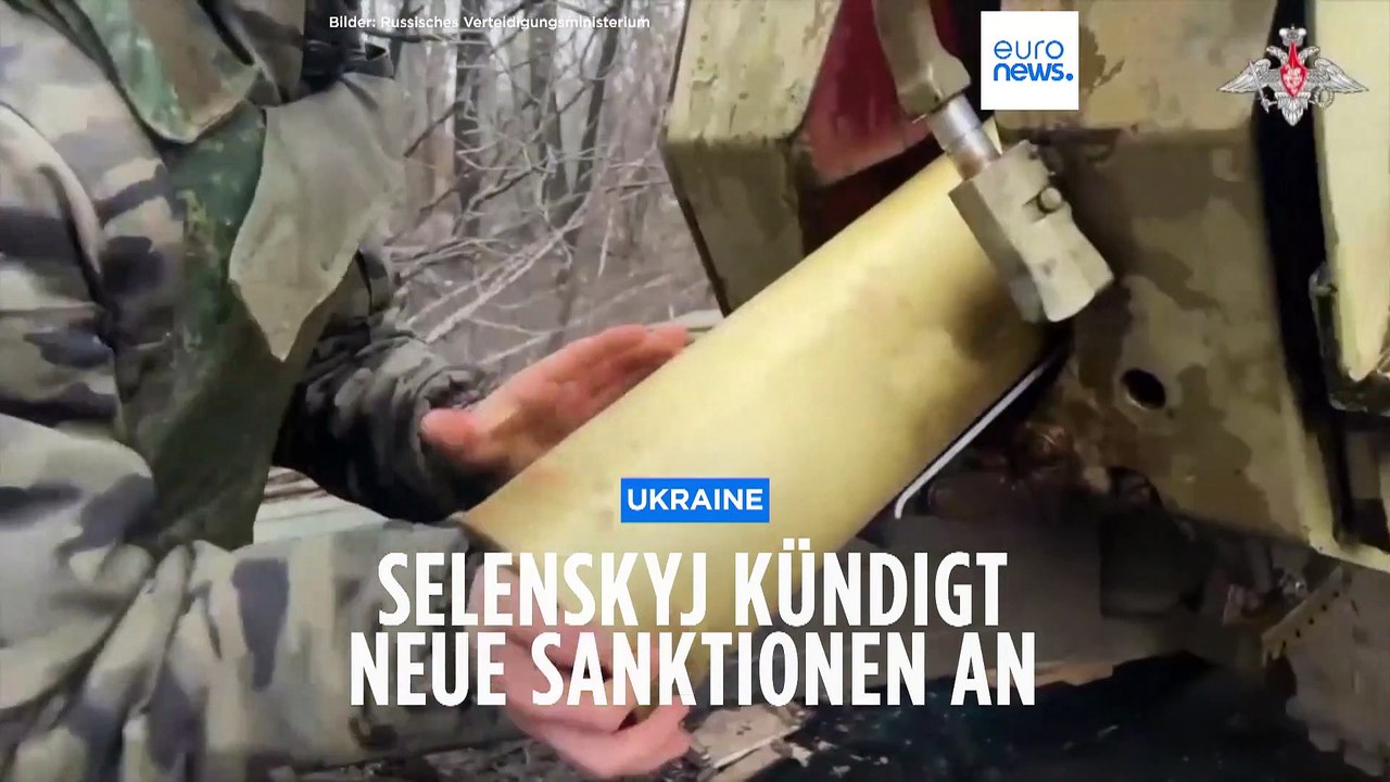 Ukraine: Selenskyj dankt Deutschland für neue Waffen