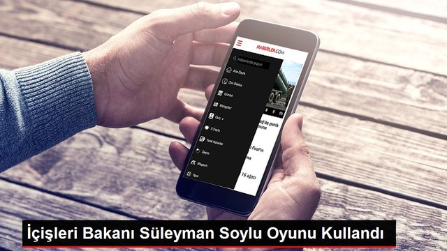 İçişleri Bakanı Süleyman Soylu Oyunu Kullandı