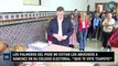 Los palmeros del PSOE no evitan los abucheos a Sánchez en su colegio electoral: 