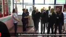 10. Cumhurbaşkanı Ahmet Necdet Sezer oyunu Ankara'da kullandı