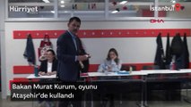 Bakan Murat Kurum oyunu Ataşehir’de kullandı