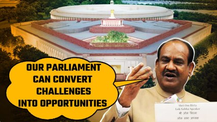 Download Video: New Parliament Building Inauguration: Lok Sabha Speaker Om Birla’s special message | Oneindia News