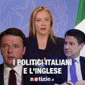 I politici italiani e l'inglese: ecco come se la cavano