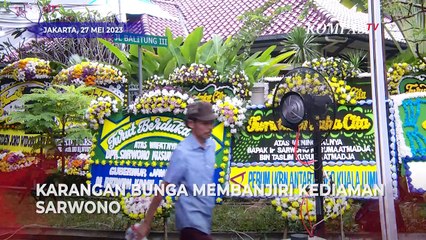 Rumah Duka Sarwono Kusumaatmadja Dibanjiri Karangan Bunga: Dari Jokowi hingga Ridwan Kamil