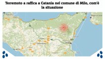 Terremoto a raffica a Catania nel comune di Milo, com'è la situazione