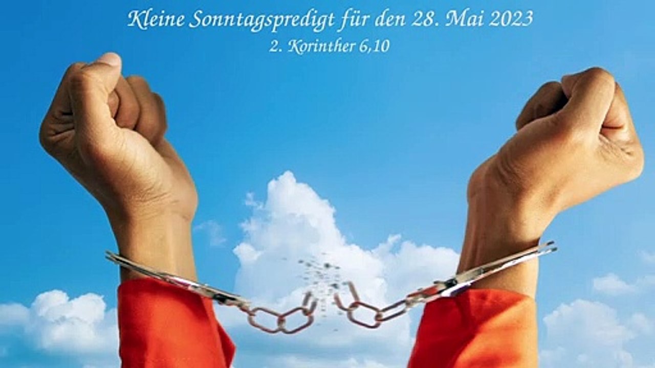 Kleine Sonntagspredigt für den 28. Mai 2023