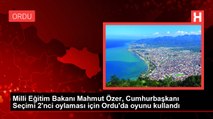 Milli Eğitim Bakanı Mahmut Özer, Cumhurbaşkanı Seçimi 2'nci oylaması için Ordu'da oyunu kullandı