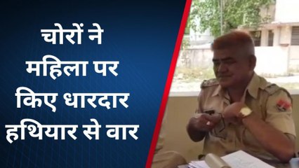 उदयपुर : चोरी करने के लिए घर में घुसे चोरों ने महिला पर किया धारदार हथियार हमला, हुई मौत