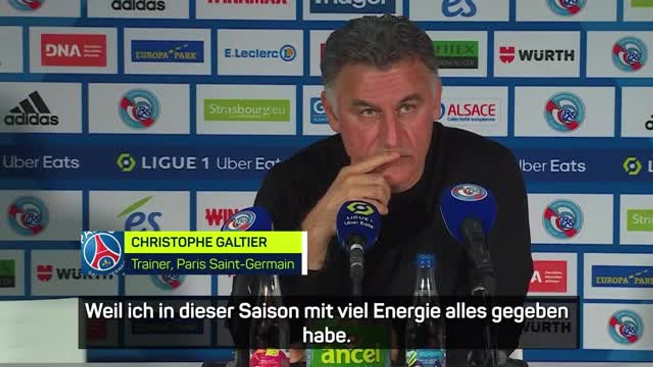 Galtier: "Habe es verdient bei PSG zu bleiben"