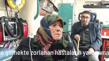 Sandığa gitmekte zorlanan hastaların yardımına sağlık ekipleri yetişti