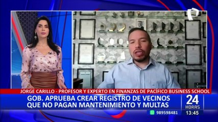 Jorge Carrillo sobre creación de padrón para morosos: “Era necesario que se establezca”