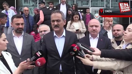 Milli Eğitim Bakanı Özer, Ordu'da oy kullandı