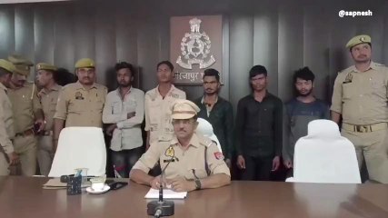 मिर्ज़ापुर: शादी समरोह में मर्डर का इरादा, 5 बदमाश गिरफ्तार