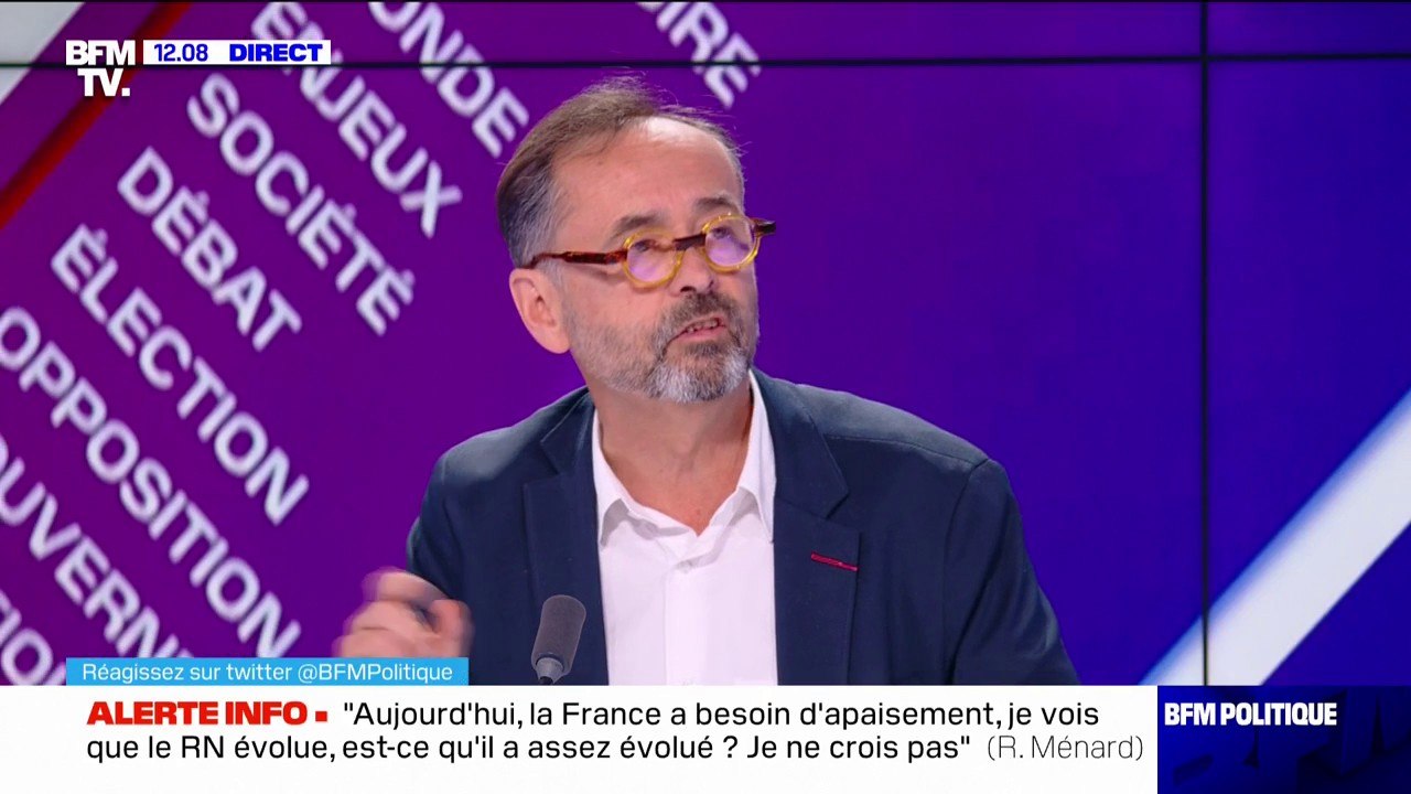 Robert Ménard:  "Le RN évolue, mais est-ce qu'il a évolué assez? Je ne le crois pas"