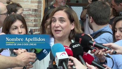 Colau anima a la ciudadanía a votar: "Más que nunca el voto va a ser decisivo"