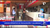 Los Olivos: Realizan operativo contra restaurantes insalubres