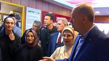 Oy kullanmaya giden Erdoğan'ın yanında tartışma çıktı: Ne oluyor?