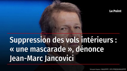 Suppression des vols intérieurs : « une mascarade », dénonce Jean-Marc Jancovici