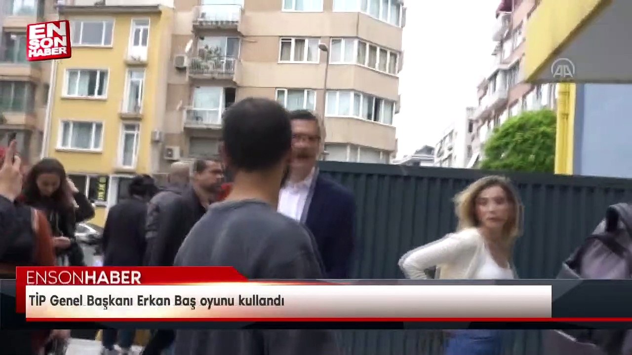 TİP Genel Başkanı Erkan Baş oyunu kullandı