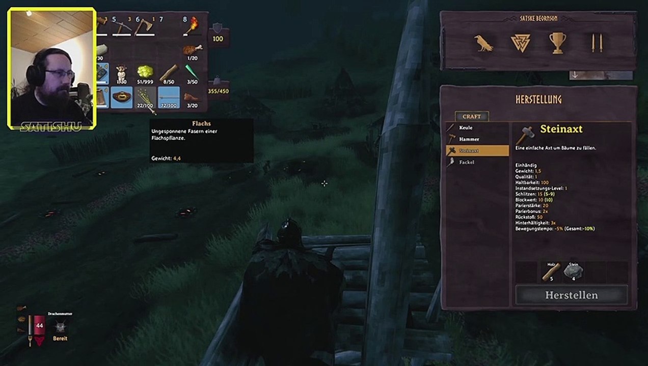 Nachts auf dem Hochstand. Valheim #303