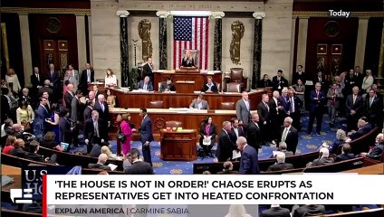 'The House Is Not In Order!' Chaos Erupts As Representatives Get Into Heated Confrontation