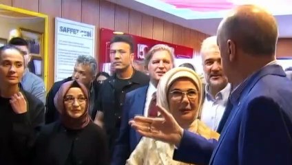 Cumhurbaşkanı Erdoğan'ın oy kullandığı okulda kısa süreli gerginlik!