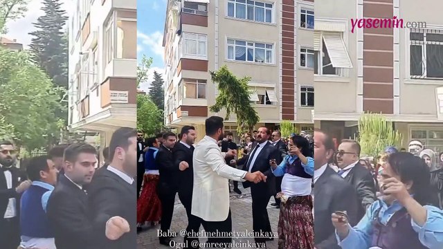 Bolulu Mehmet Yalçınkaya oğluyla karşılıklı göbek attı!