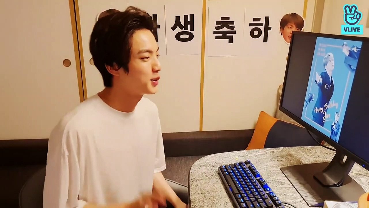 2019.12.04 Jin's birthday V Live