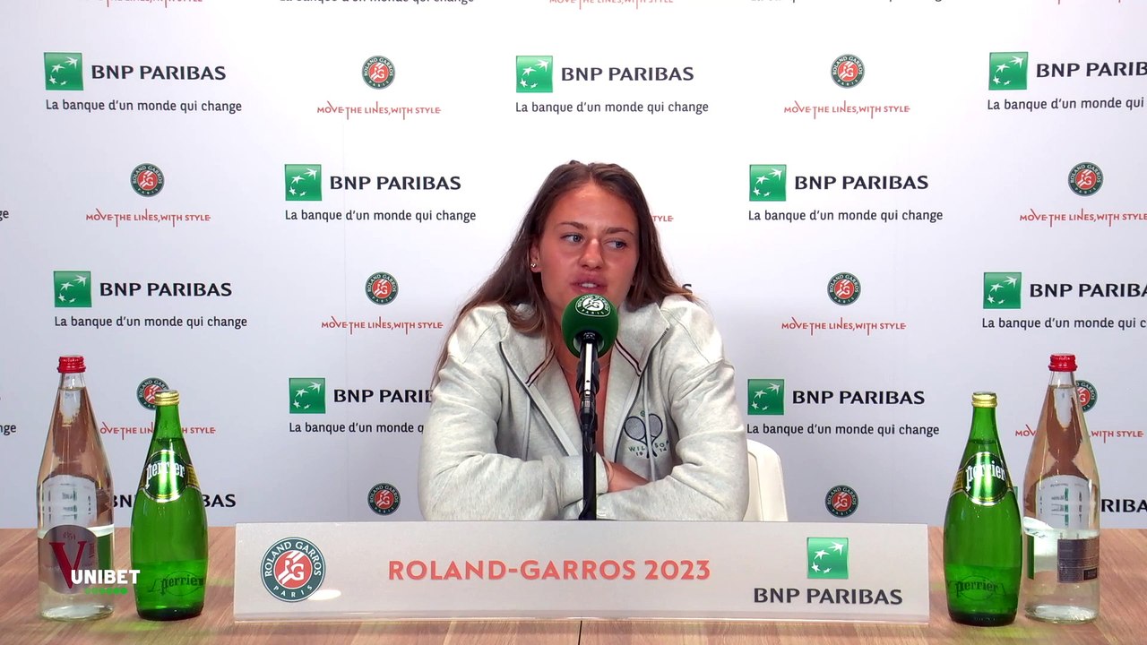 Roland-Garros 2023 - Marta Kostyuk : "Aryna Sabalenka never says she doesn't personally support this war and journalists play it down, ask people for their opinion!"