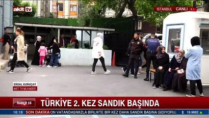 Bayrampaşa'da seçmen sandık başında