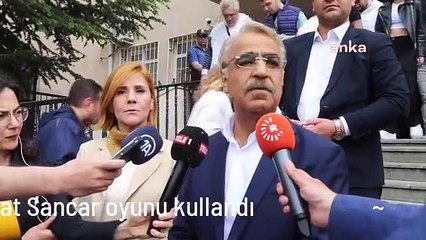 HDP Eş Genel Başkanı Mithat Sancar oyunu kullandı