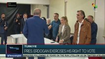 Pres. Erdogan exercised his right to vote in Türkiye general election
