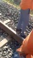 Watch VIDEO: A burning tree fell on the railway track