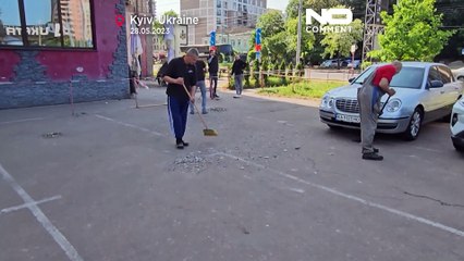 Russland hat einen massiven Drohnenangriff auf Kiew durchgeführt