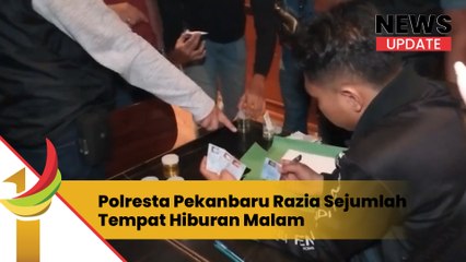 Antisipasi Penyalahgunaan Narkotika, Polresta Pekanbaru Razia Sejumlah Tempat Hiburan Malam